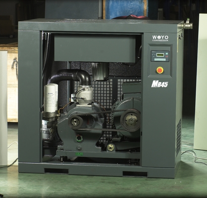 Compact Airend Belt Driven Screw Compressor Low Noise 20hp-30hp