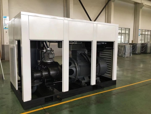 1.3Mpa Two Stage Permanent Magnet Air Compressor 340HP Double Stage Screw Compressor